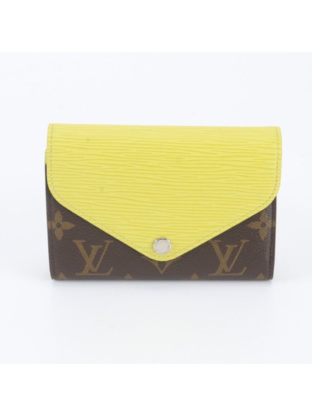 Louis Vuitton Monogram Portefeuille Marie Lou Compact Leather Trifold Wallet
